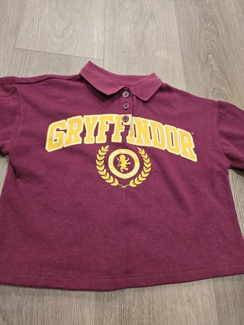 Harry Potter Gryffindor Girls Maroon‎ Sweatpants Set 2 Piece Bundle Size 6X XS